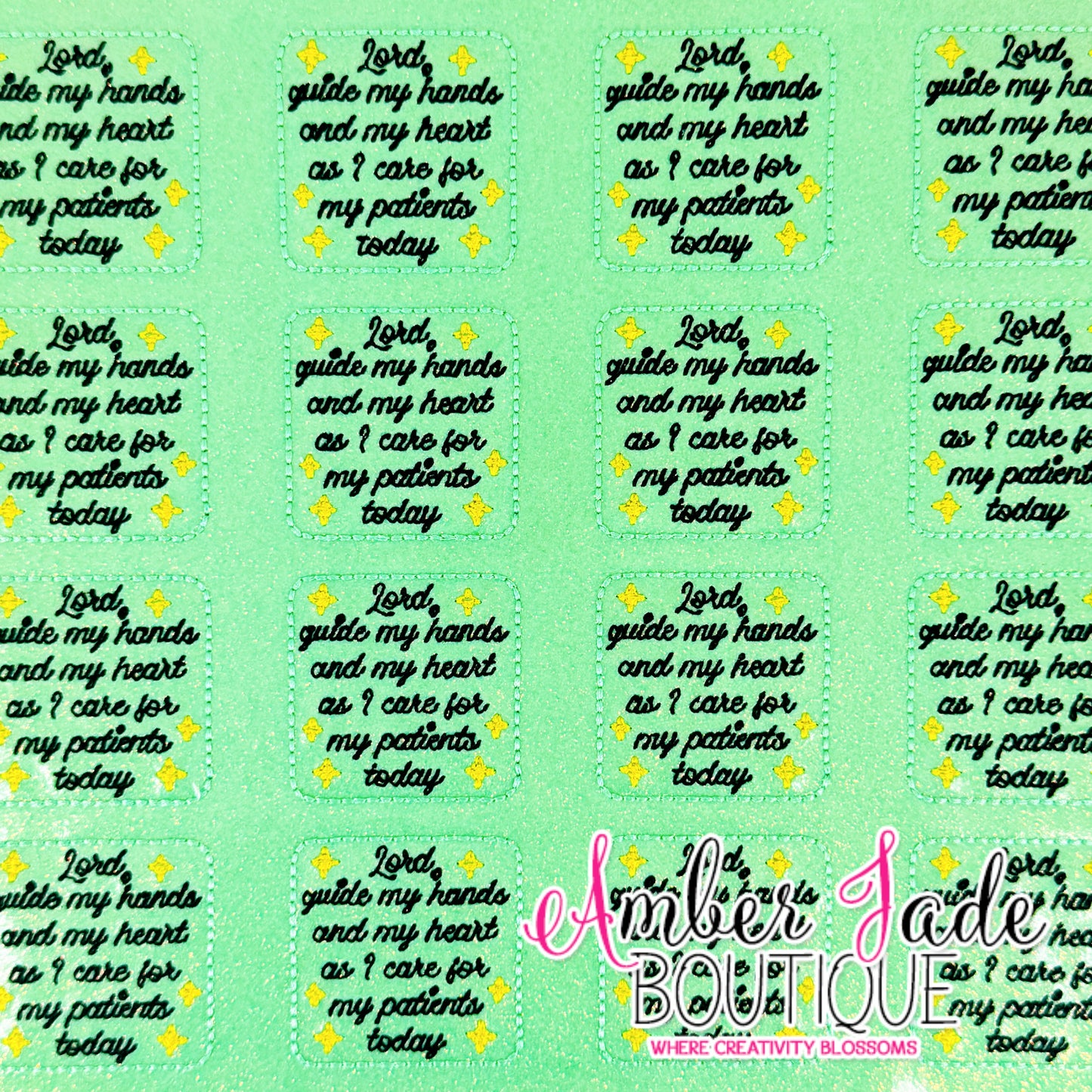 Lord, guide my hands and my heart - Mint