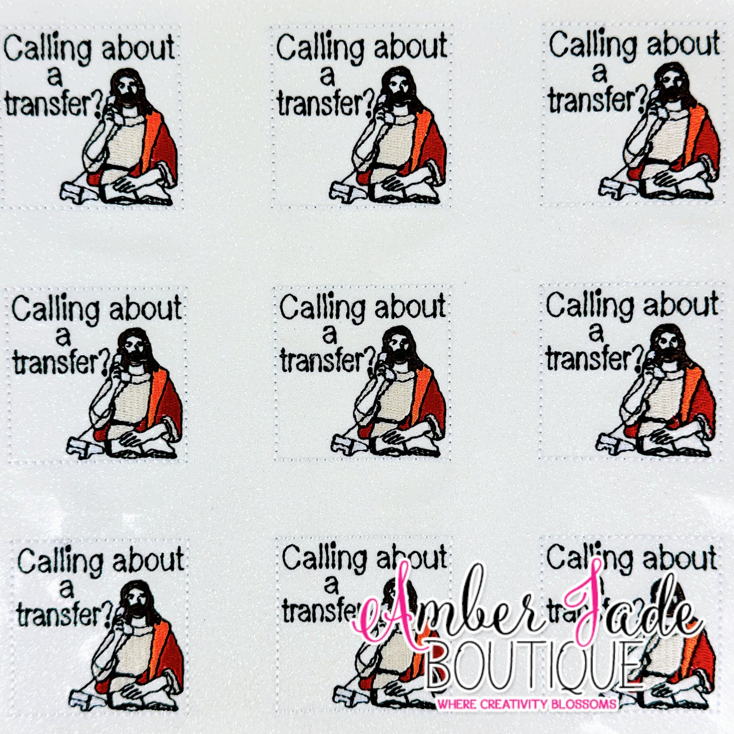 Jesus - Calling about a transfer? (Set of 3)
