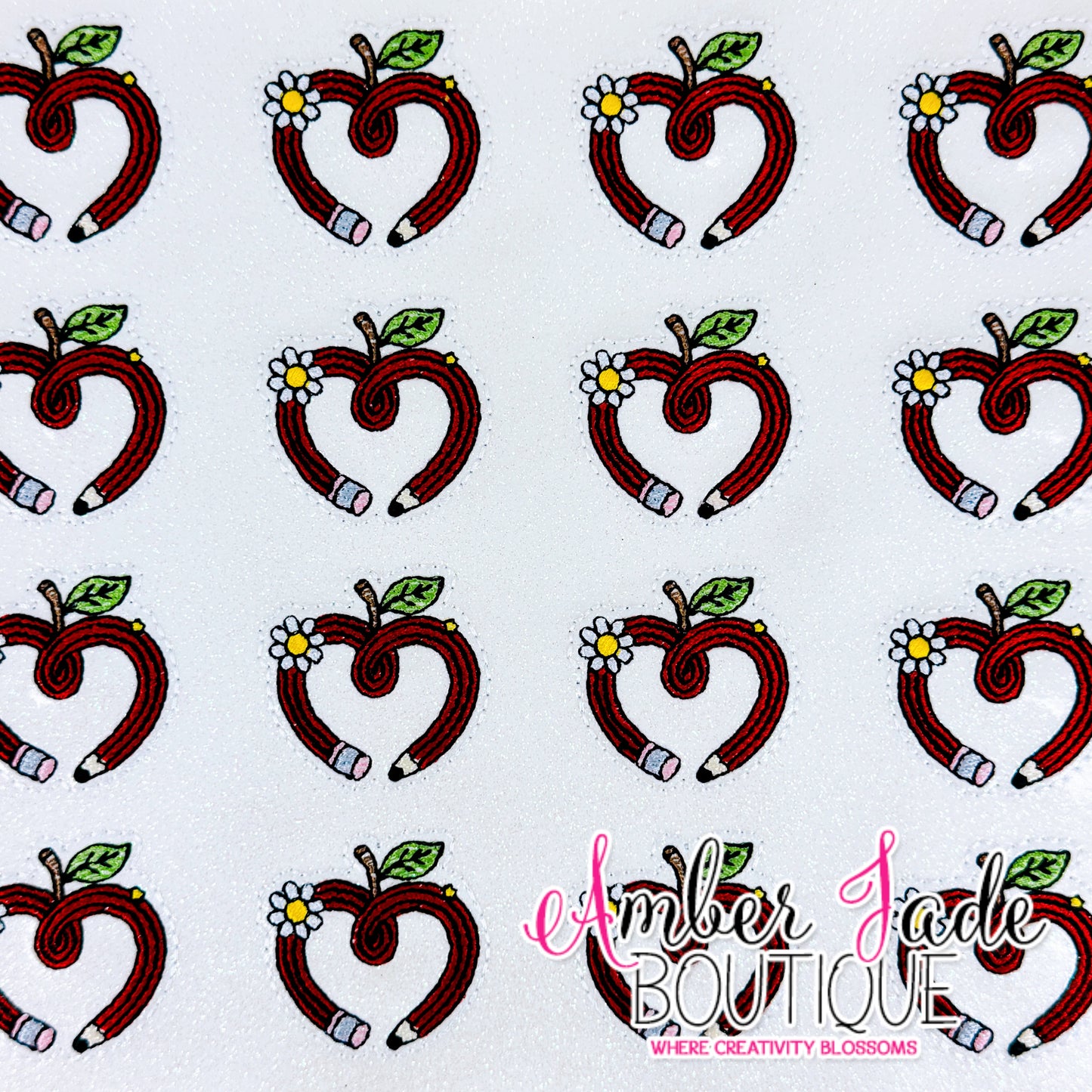 Apple Pencil Heart #2 - RED