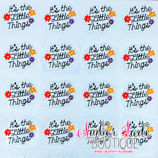 It's the Little Things