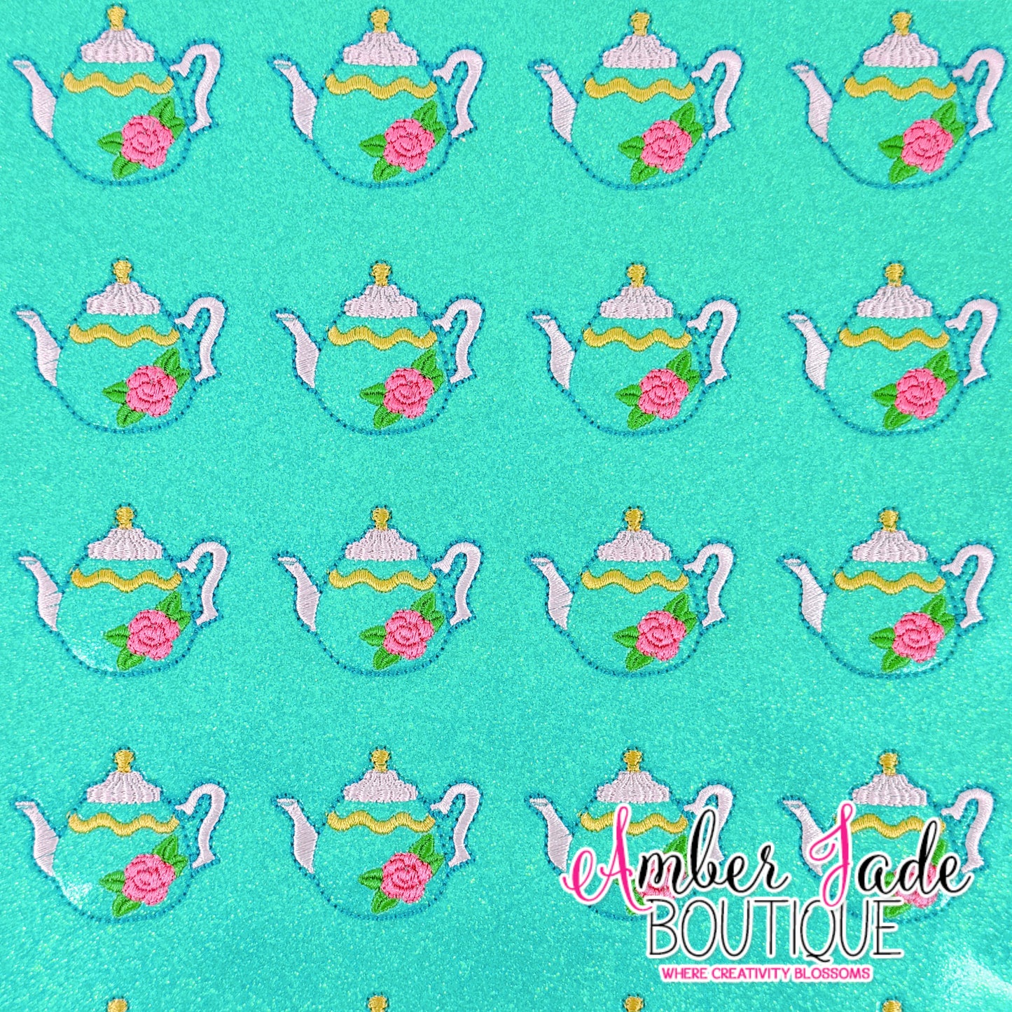 Vintage Teapot - TURQUOISE