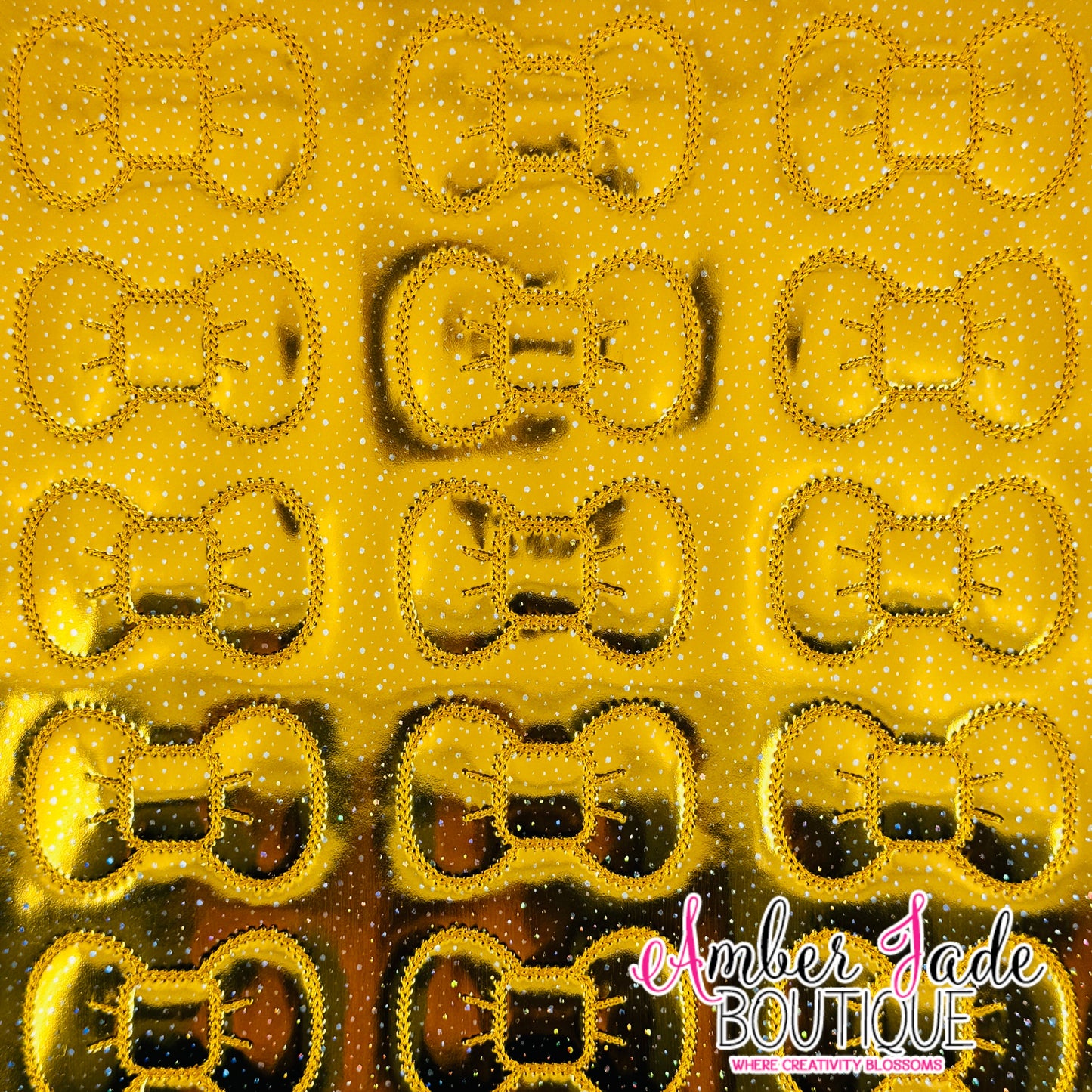 Bows - Christmas Holo Sparkle - GOLD