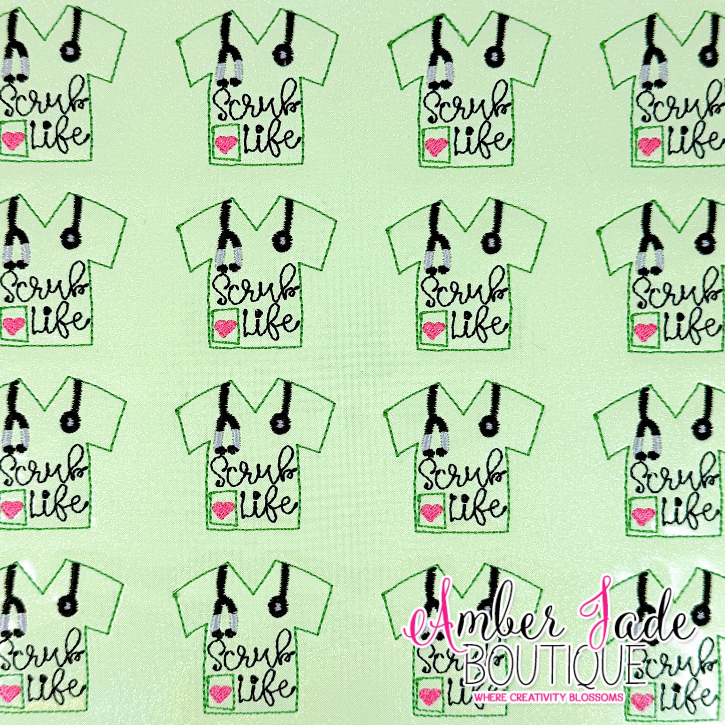 Scrub Life - Pastel Green