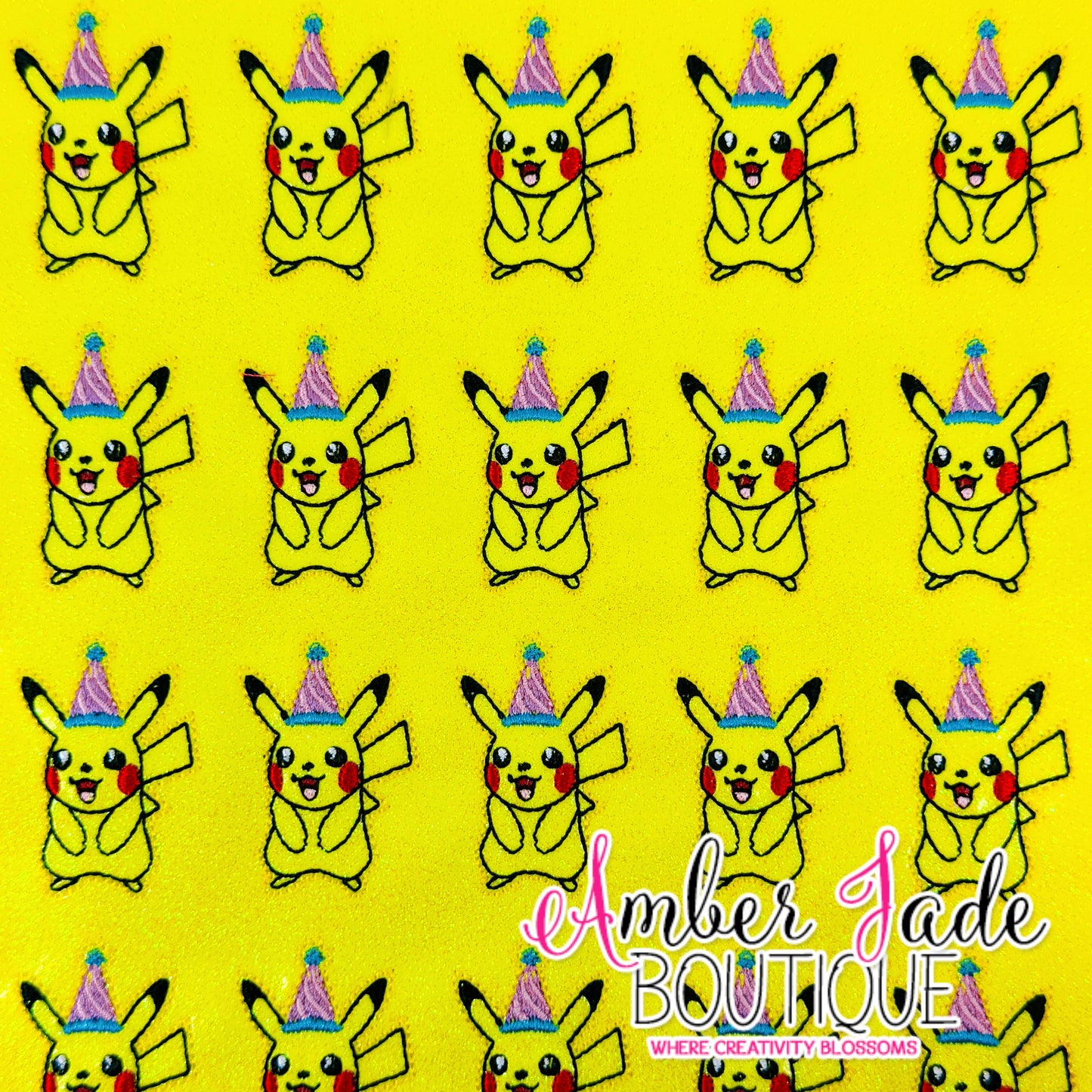 Poke - BDay Hat Pikachu