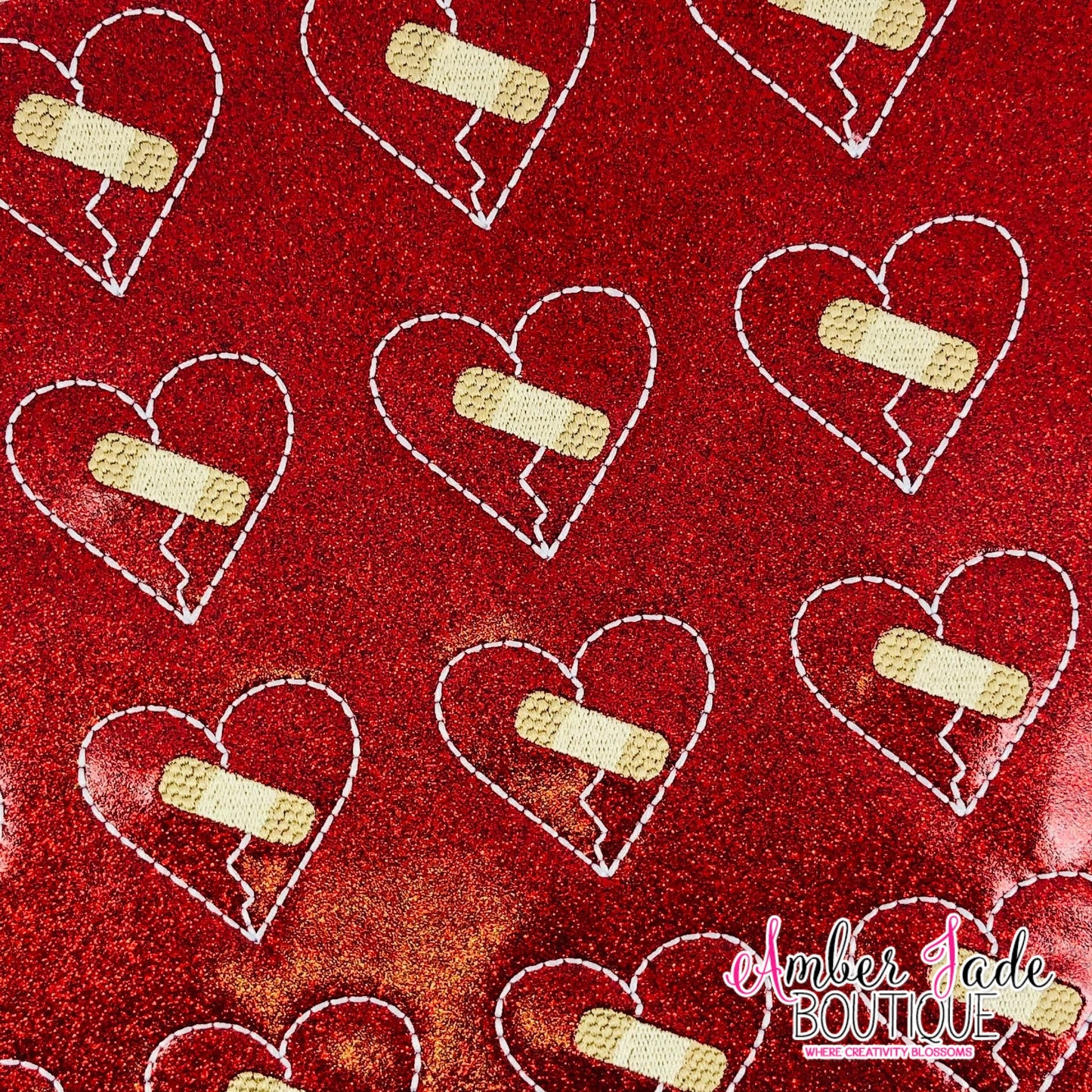 CHD Heart with Bandage - FULL SHEET