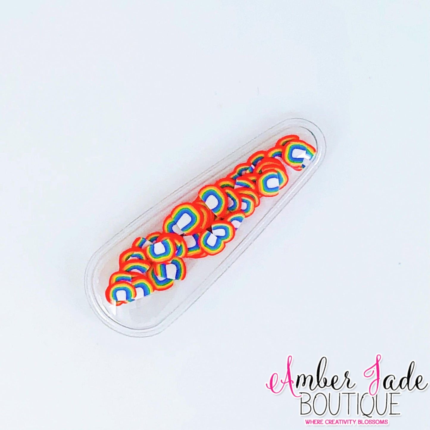 Primary Rainbow Snap Clip Cover