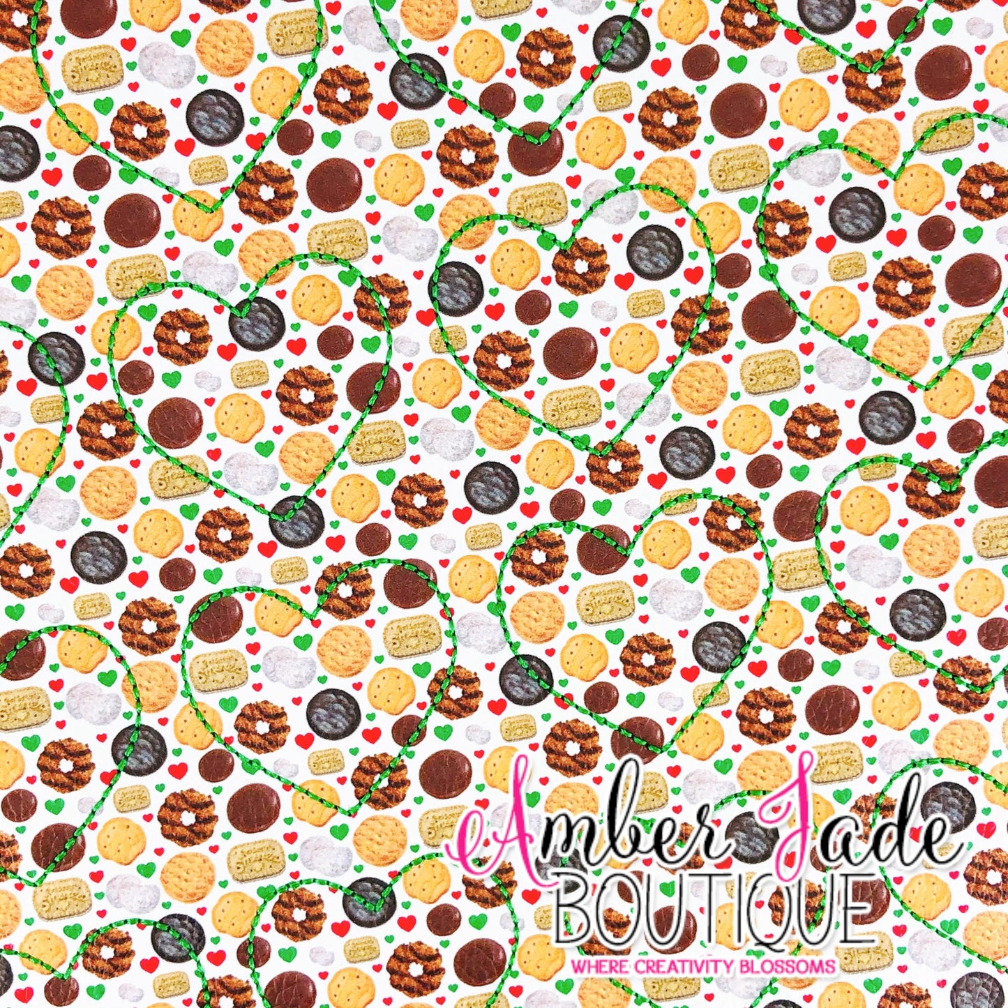 *LIMITED* GS Cookie Heart White (Vegan Leather)