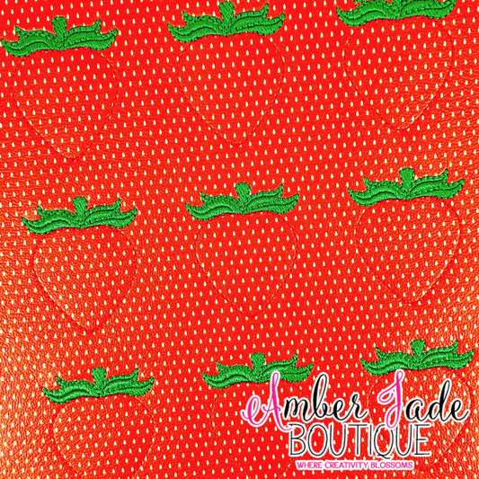 *LIMITED* Strawberry 🍓 (Vegan Leather)