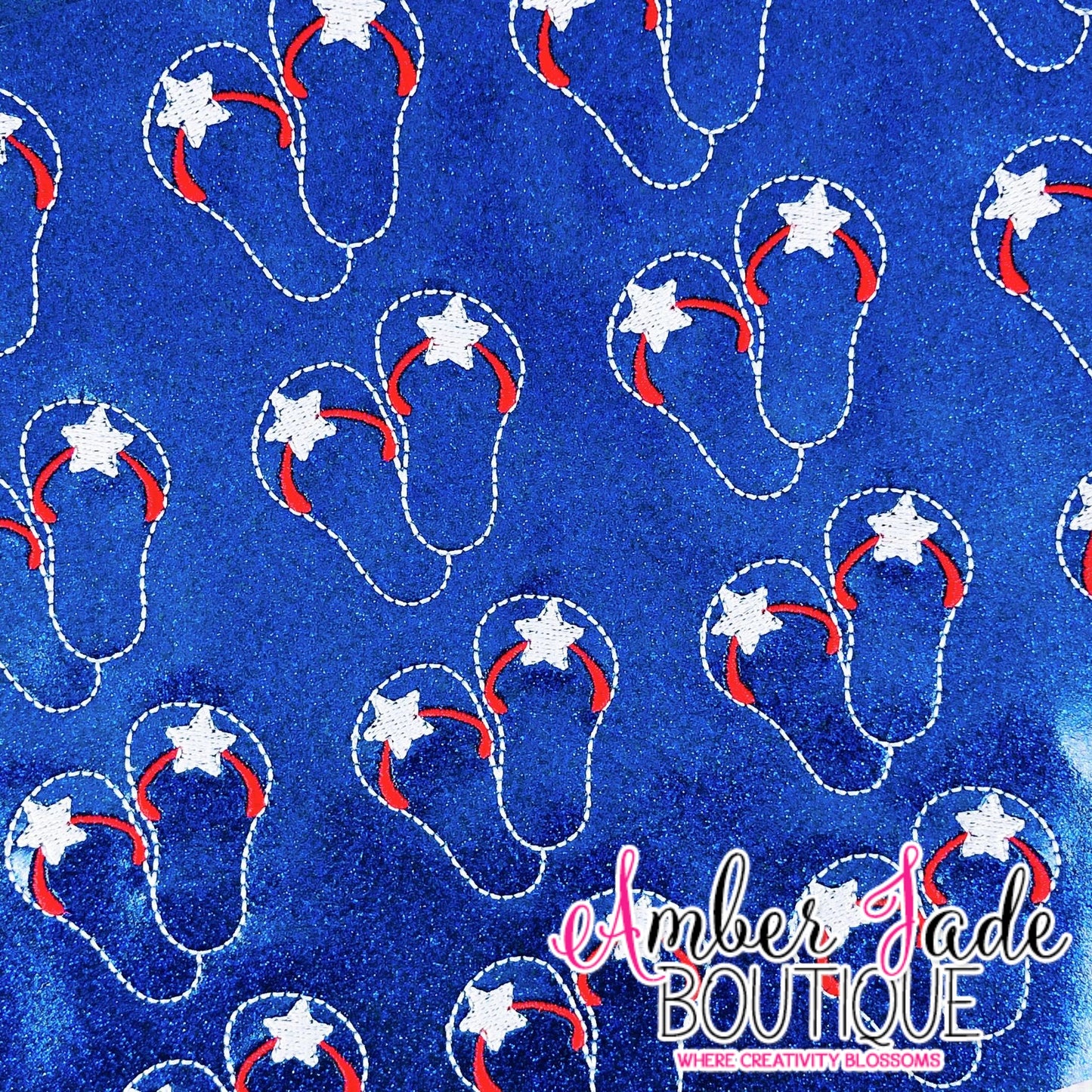 Patriotic Flip Flops