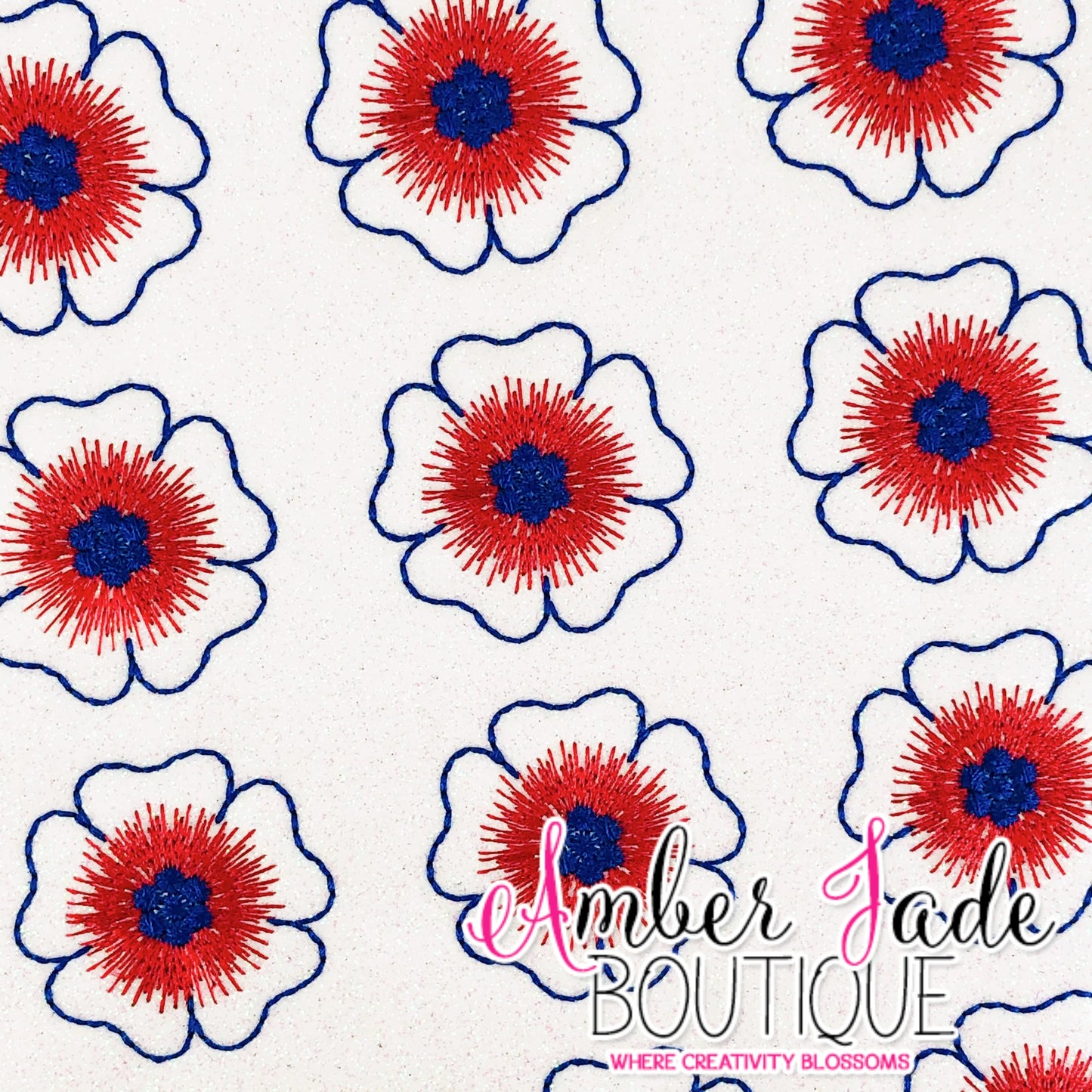 Patriotic Flower Bloom