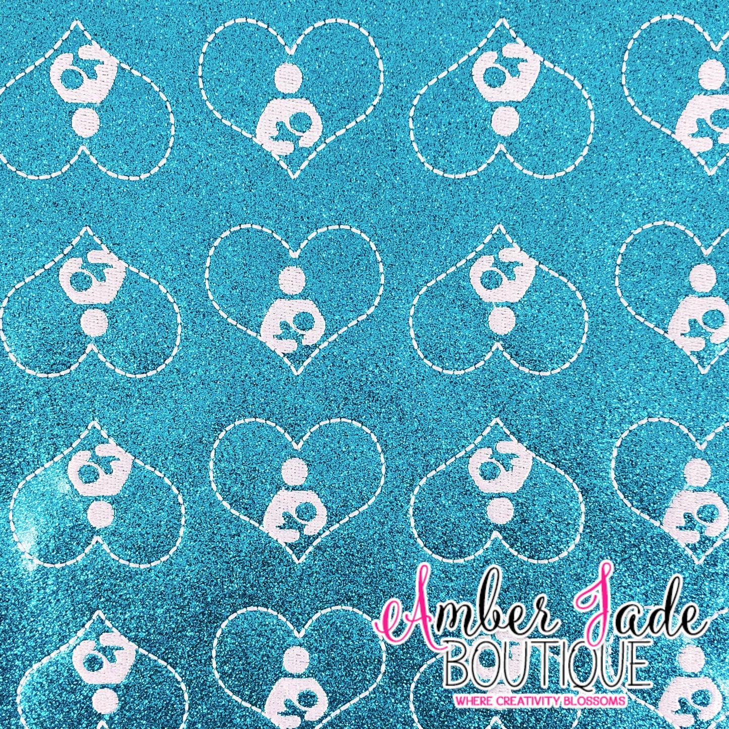 Breastfeeding Heart - Blue