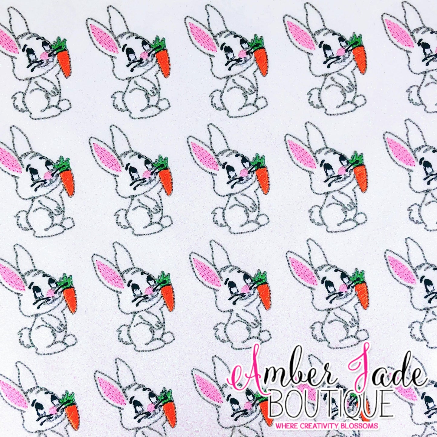 Bunny Holding Carrot