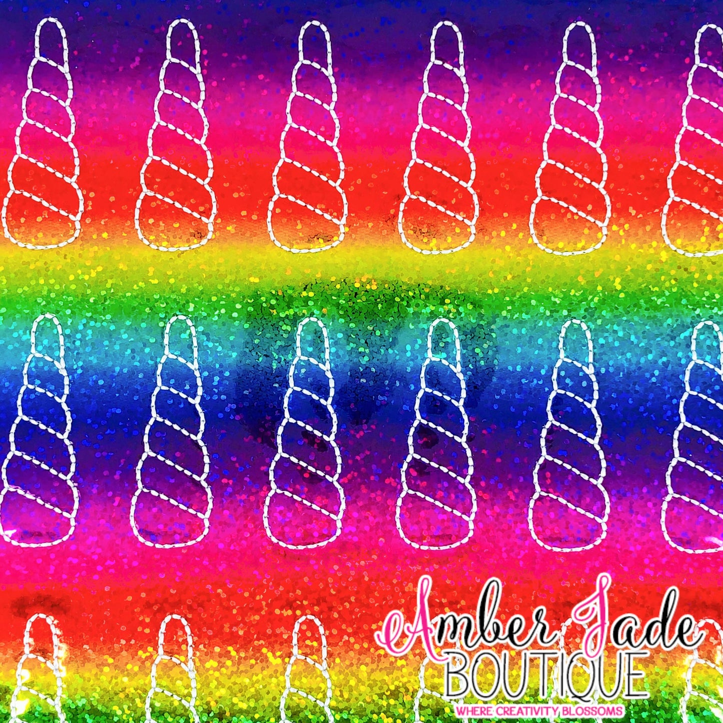 Unicorn Horn - Holographic Rainbow