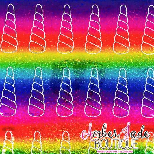 Unicorn Horn - Holographic Rainbow