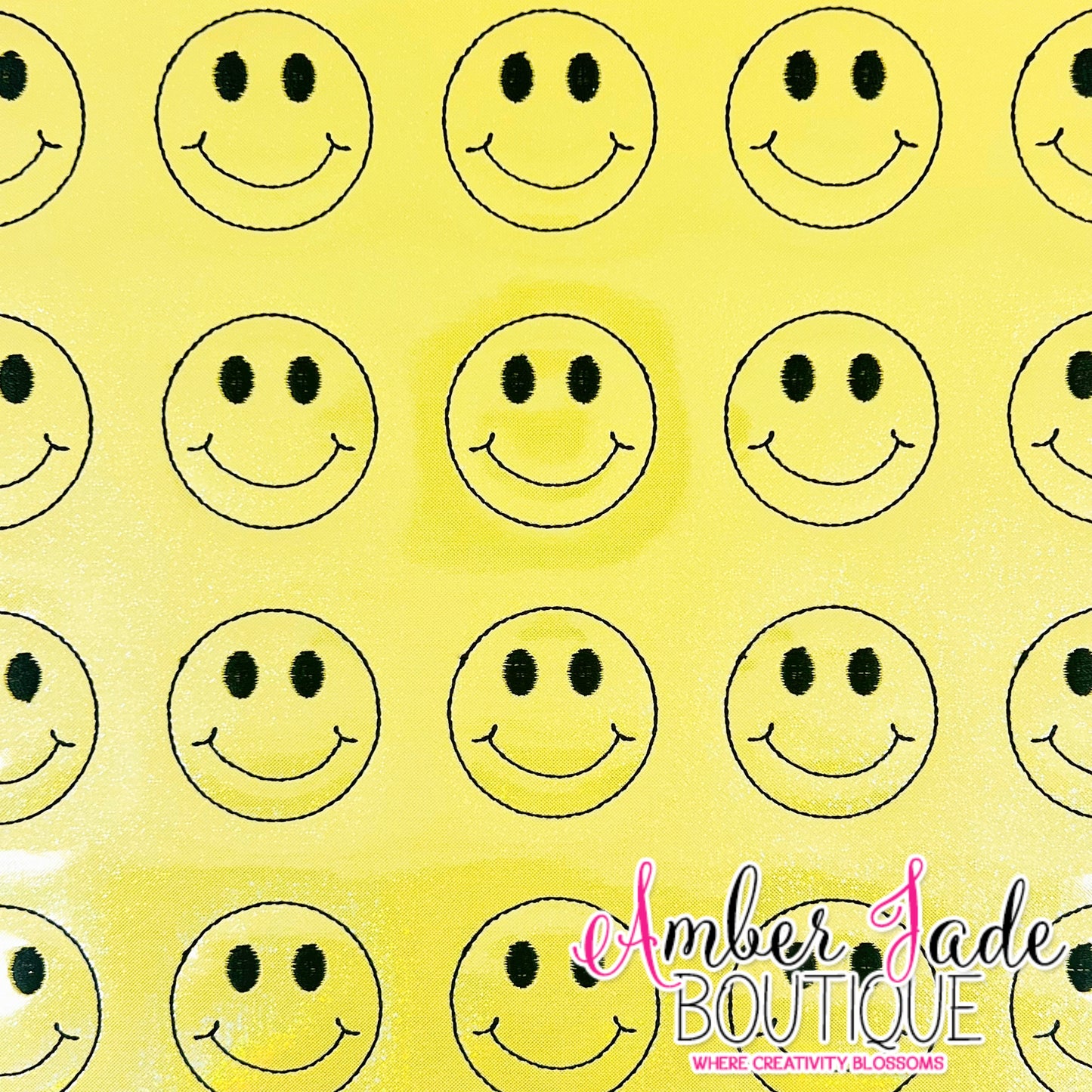 Smile Face - Pastel Yellow