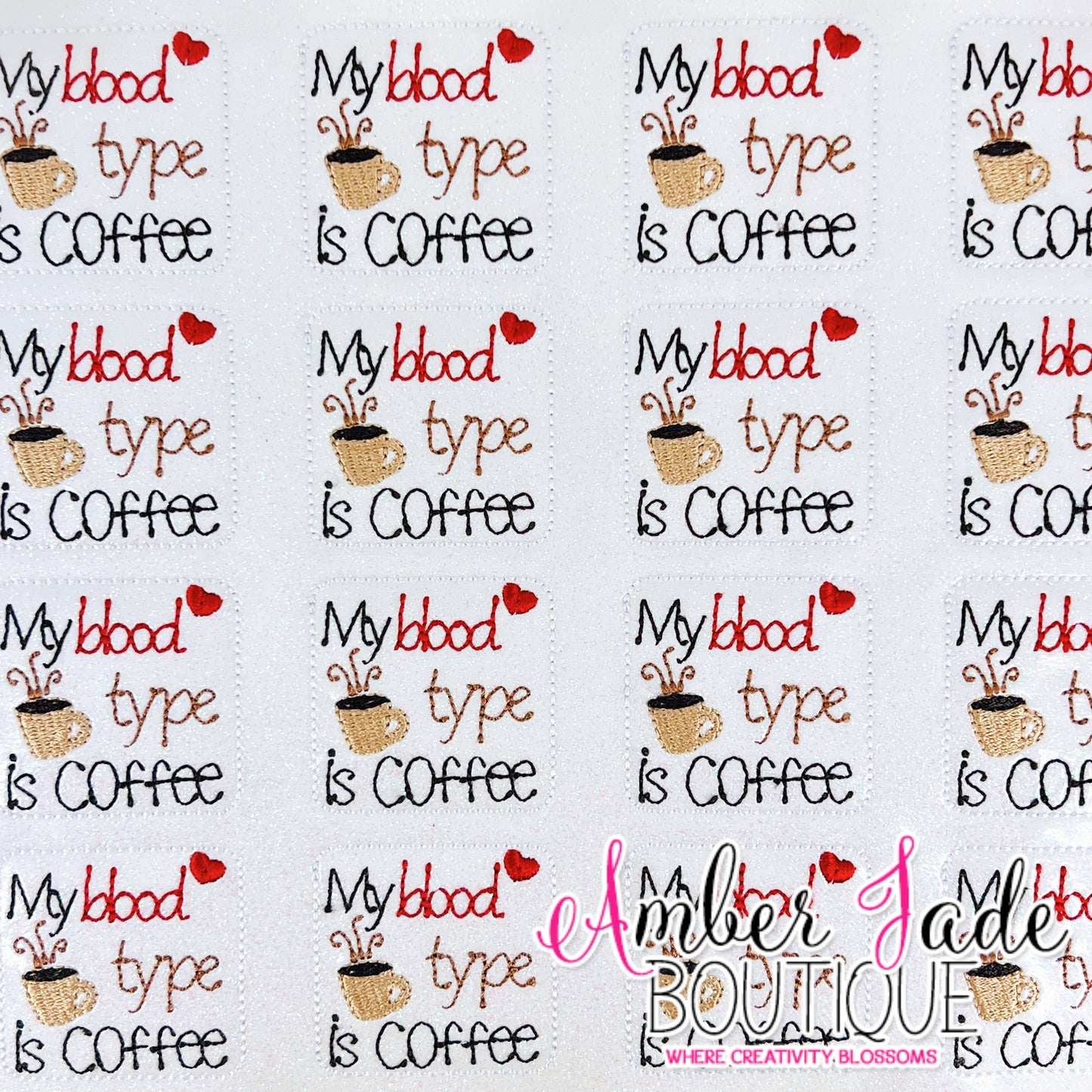 My blood type is Coffee