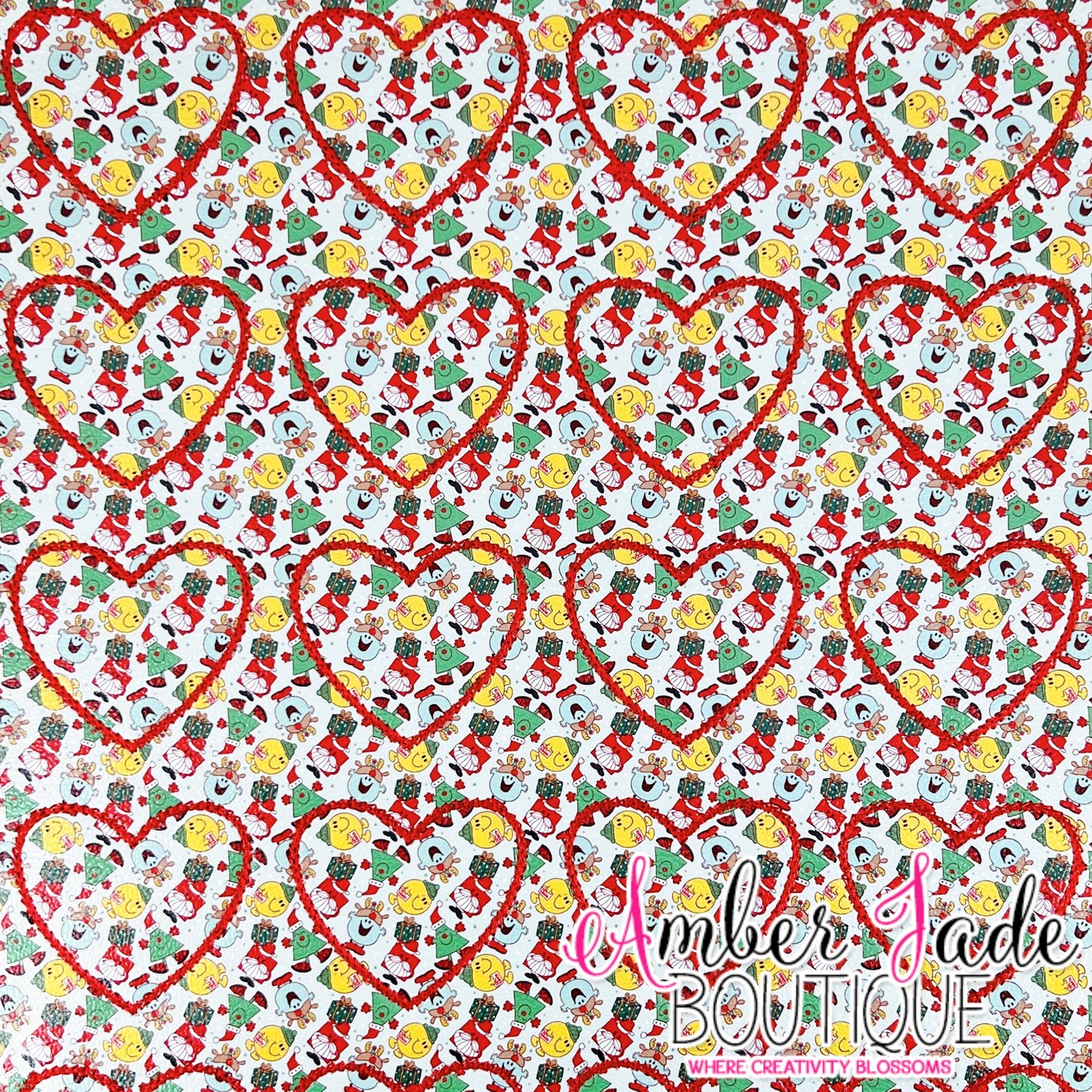 Little Mister Christmas Heart - Red