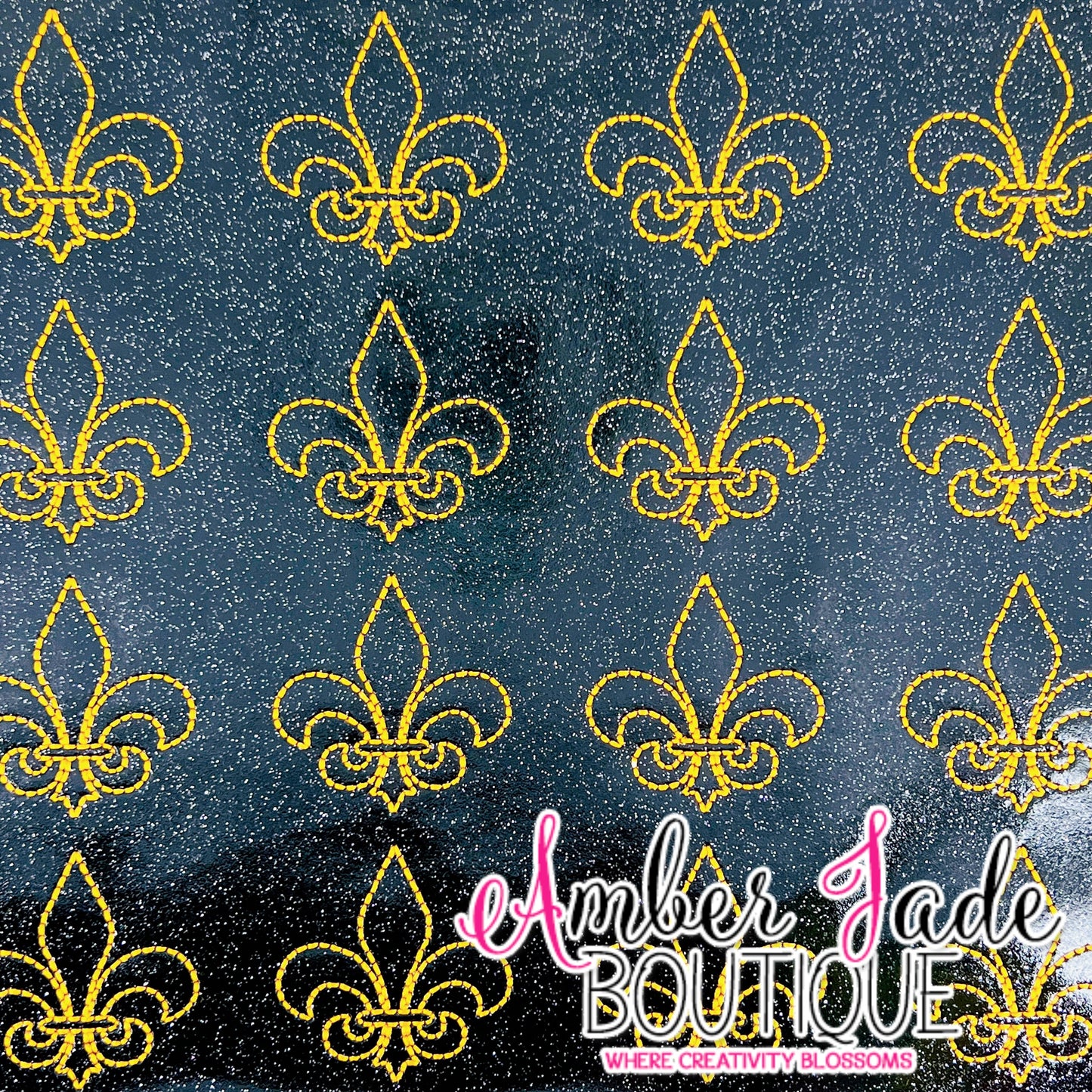 Fleur De Lis - Black