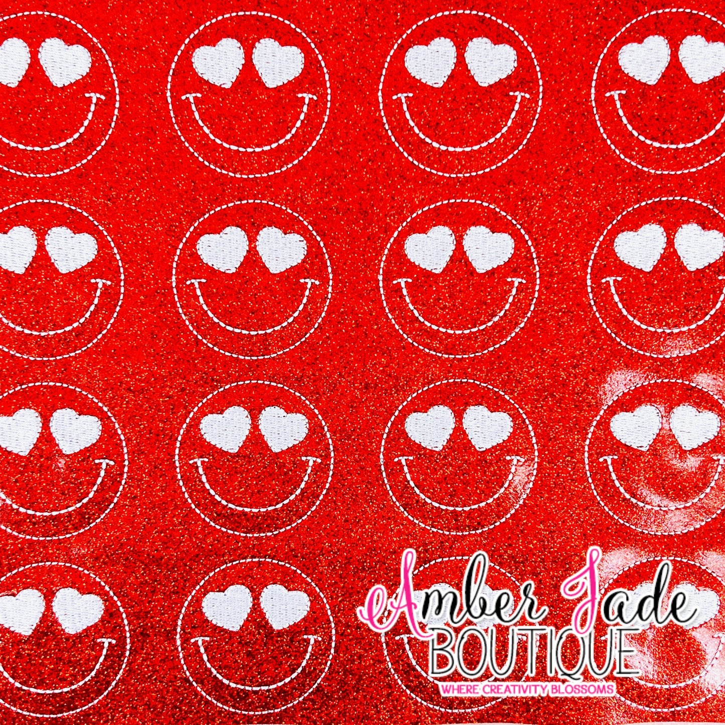 Smile Face Love Emoji - RED