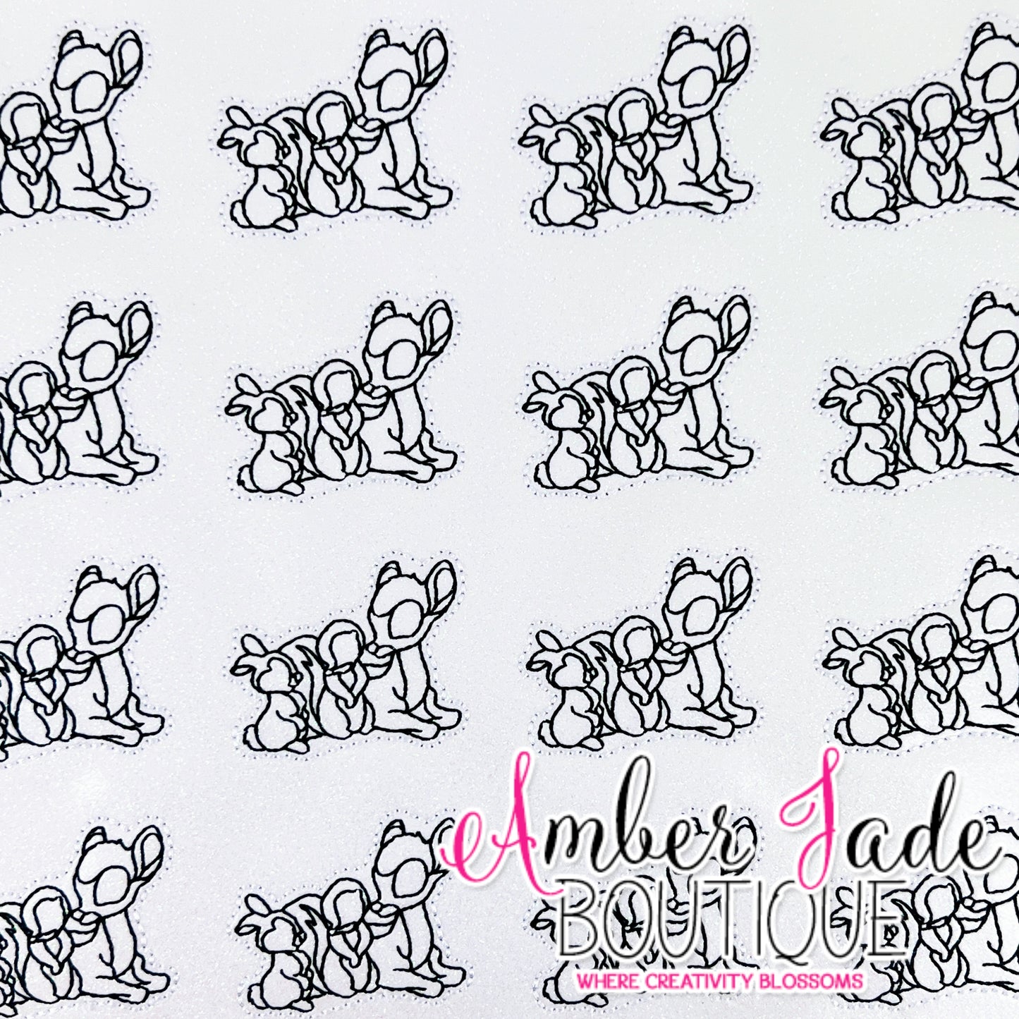Bambi Sketch Baby Deer Friends