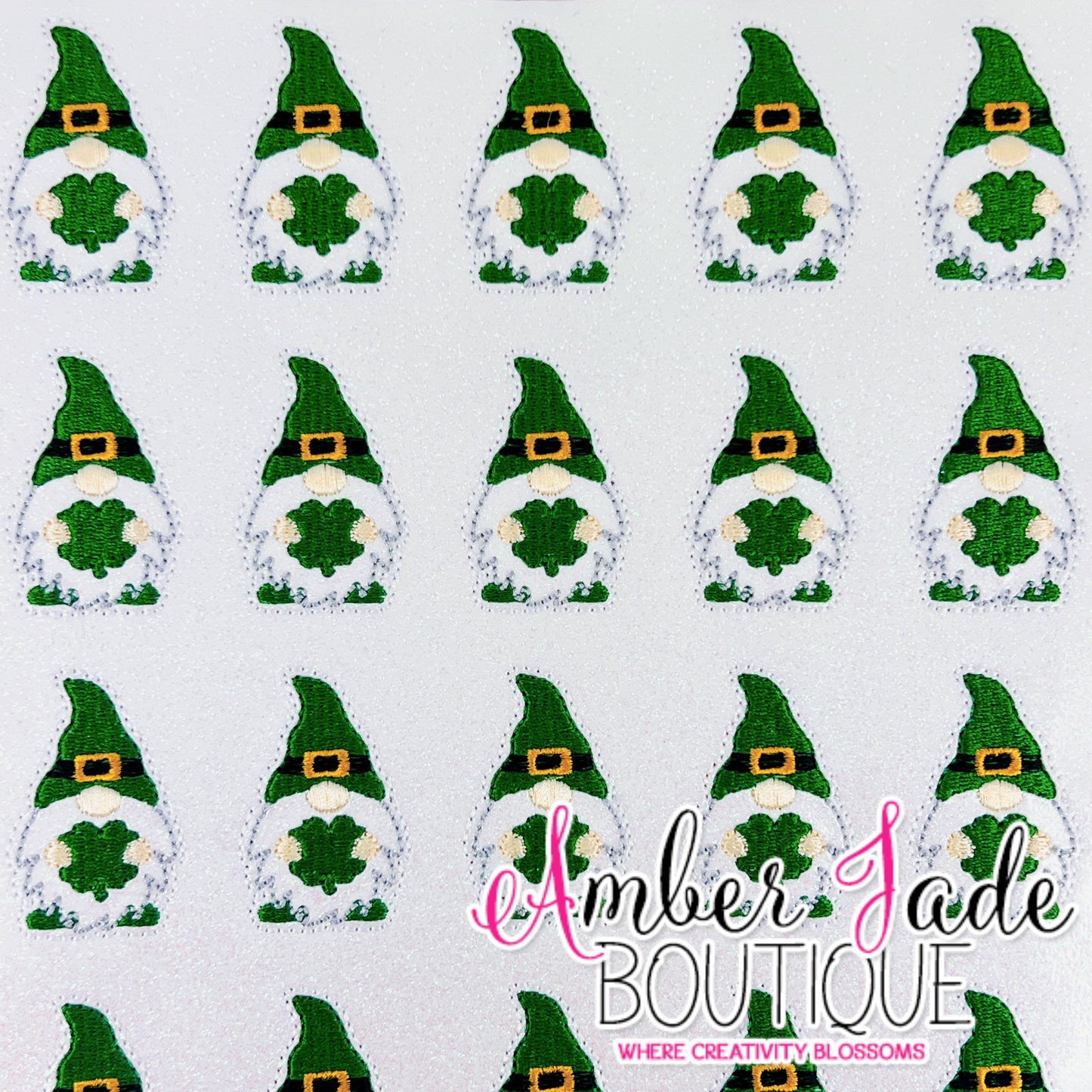 Leprechaun Gnome w/ Shamrock