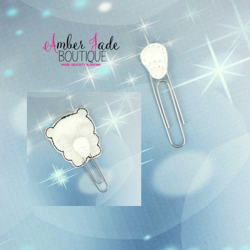 Paperclip Adapter - White Felt