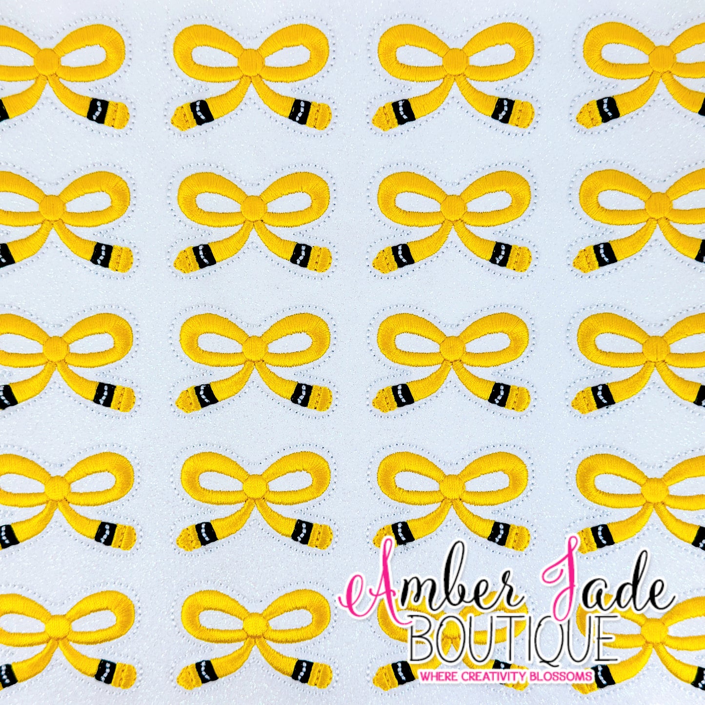 Crayon Bow Thin - YELLOW