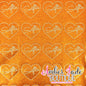 Taylor Swiftie Heart - Orange & Mint