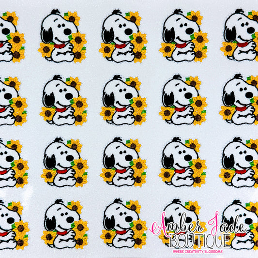 Snoopy Sunflower - SITTING