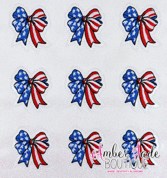 USA Patriotic Bow