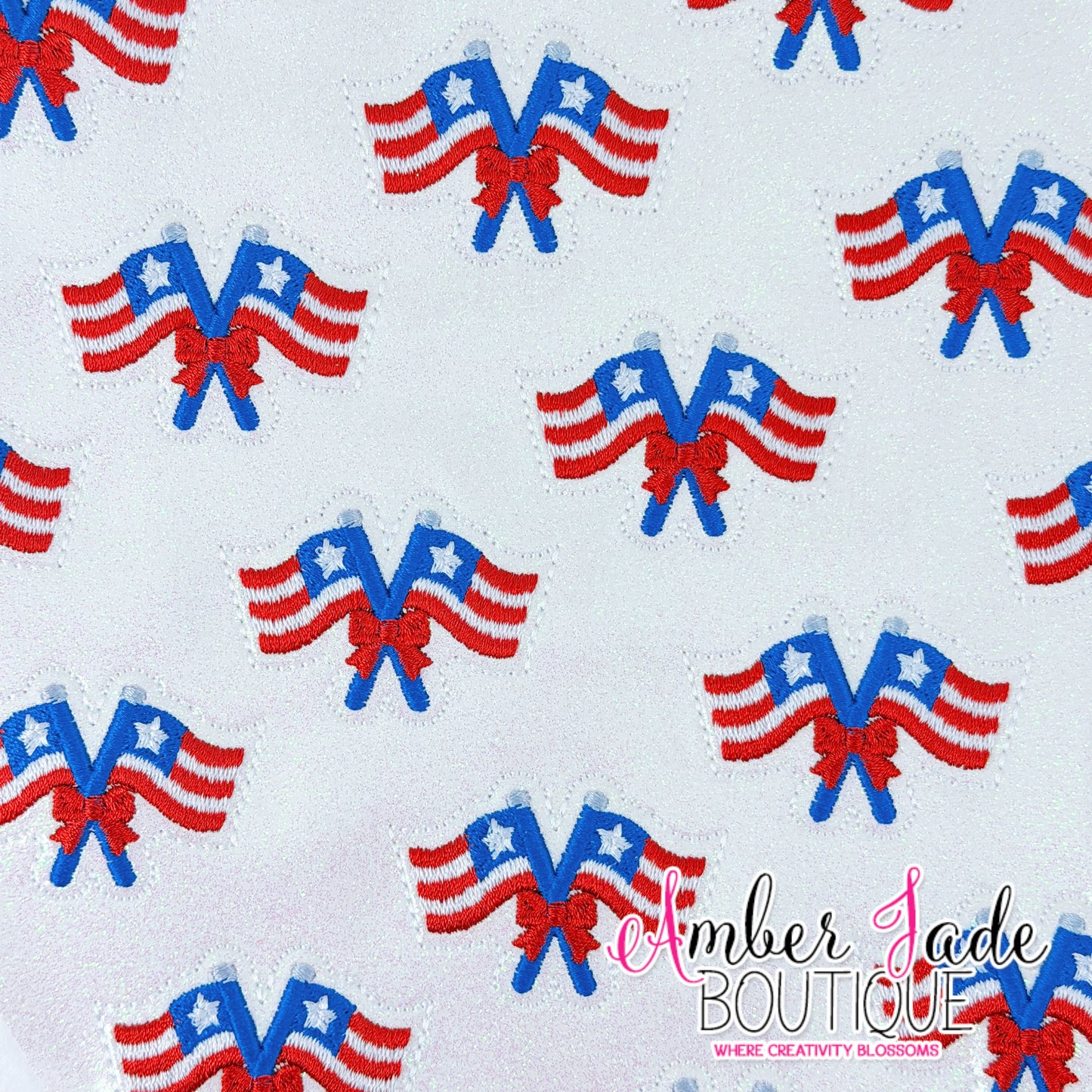 Patriotic Cross USA Flag
