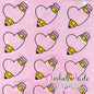 Pencil Heart #3 - PINK