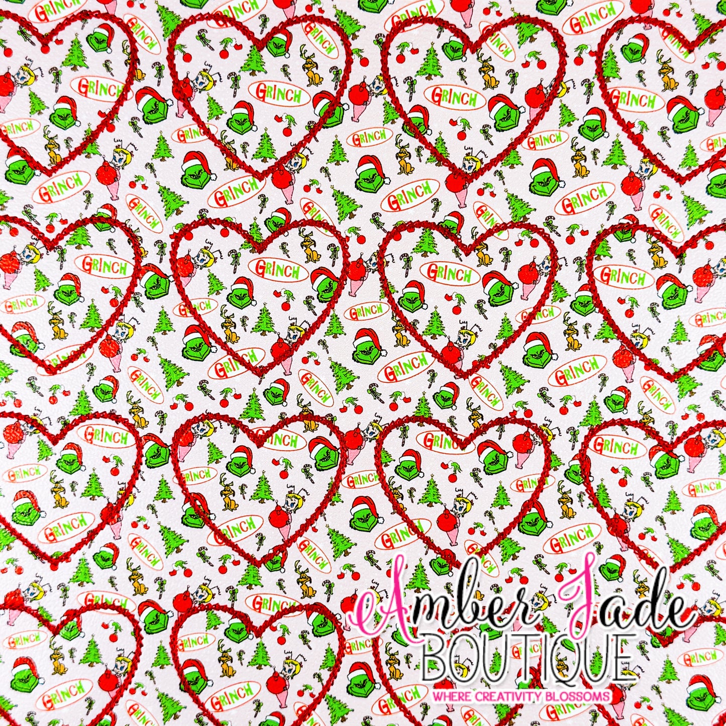 *LIMITED* Heart - Pink Grinch