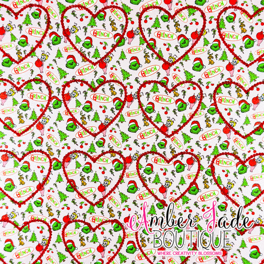 *LIMITED* Heart - Pink Grinch