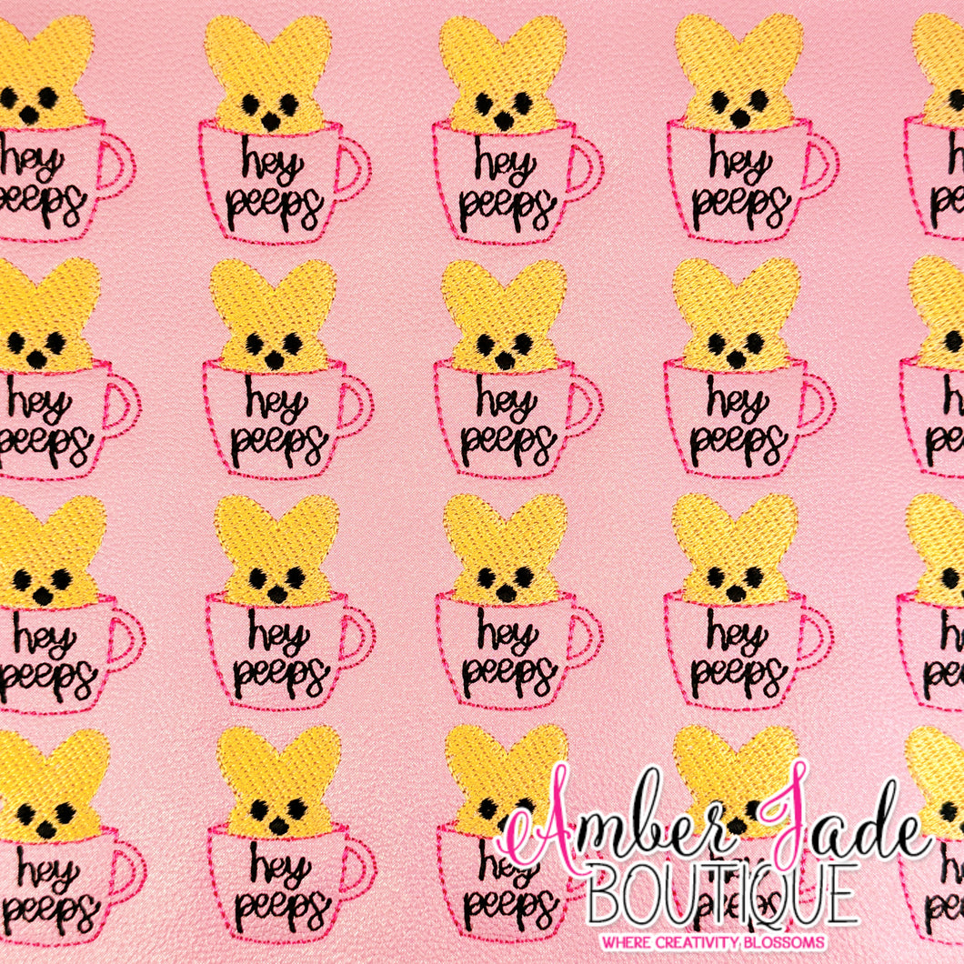 Hey Peeps Mug - Pink