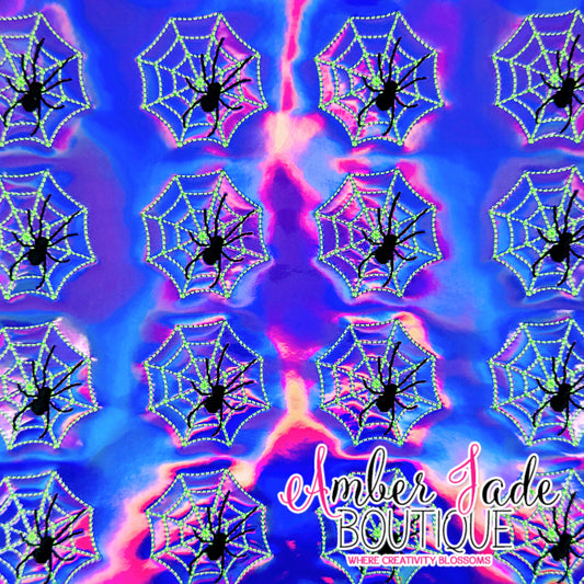 Spider Web Arachnid - Holo Purple