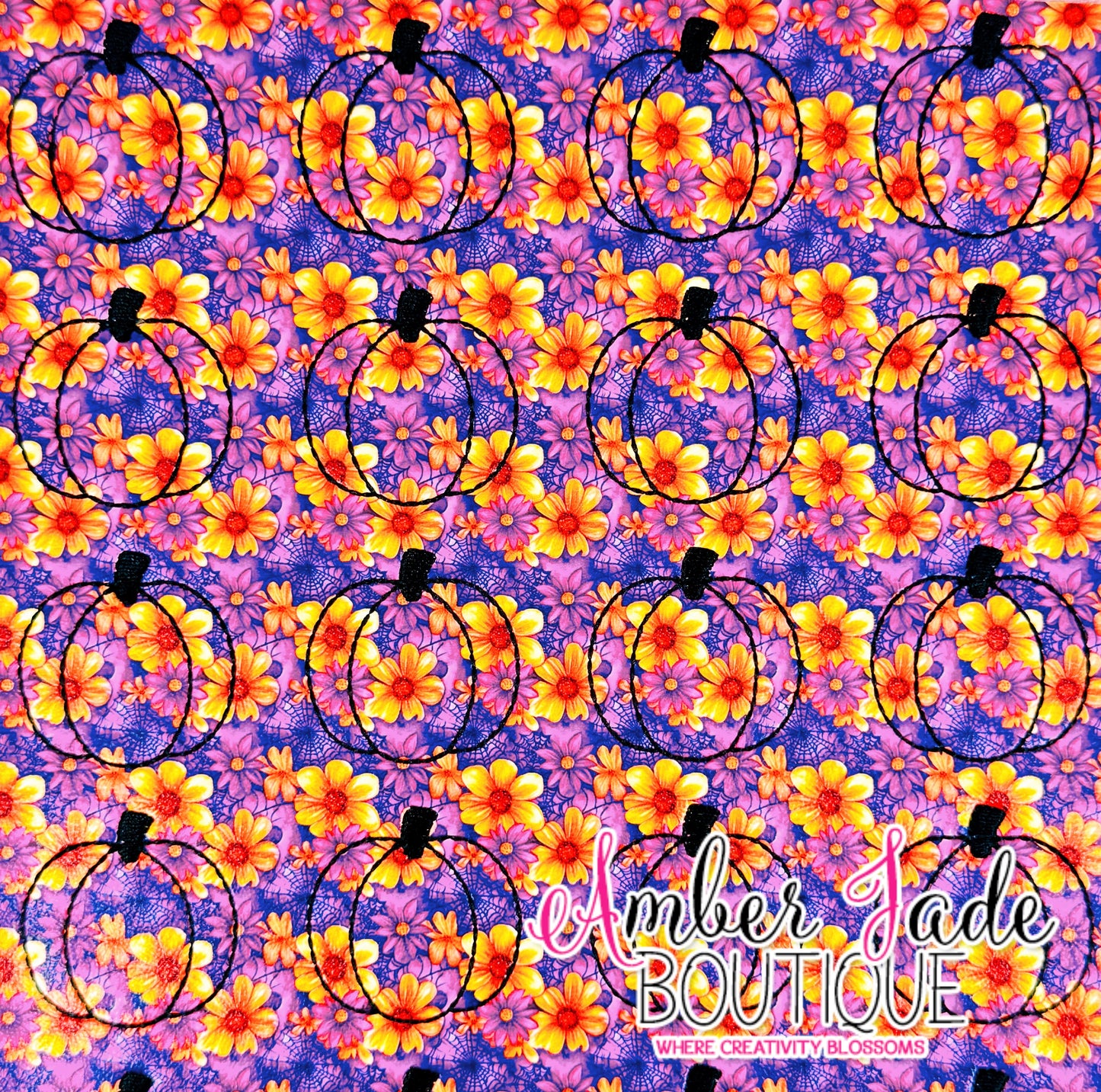 *LIMITED* Pumpkin - Groovy Halloween Webs