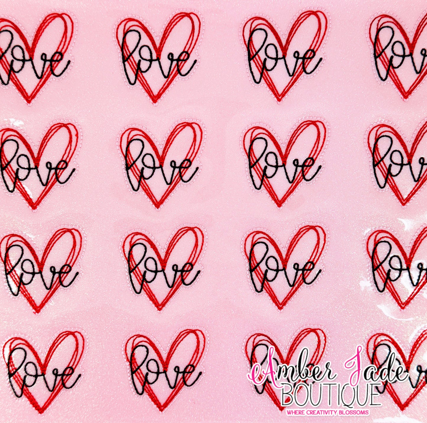 Love String Heart - Pink #2