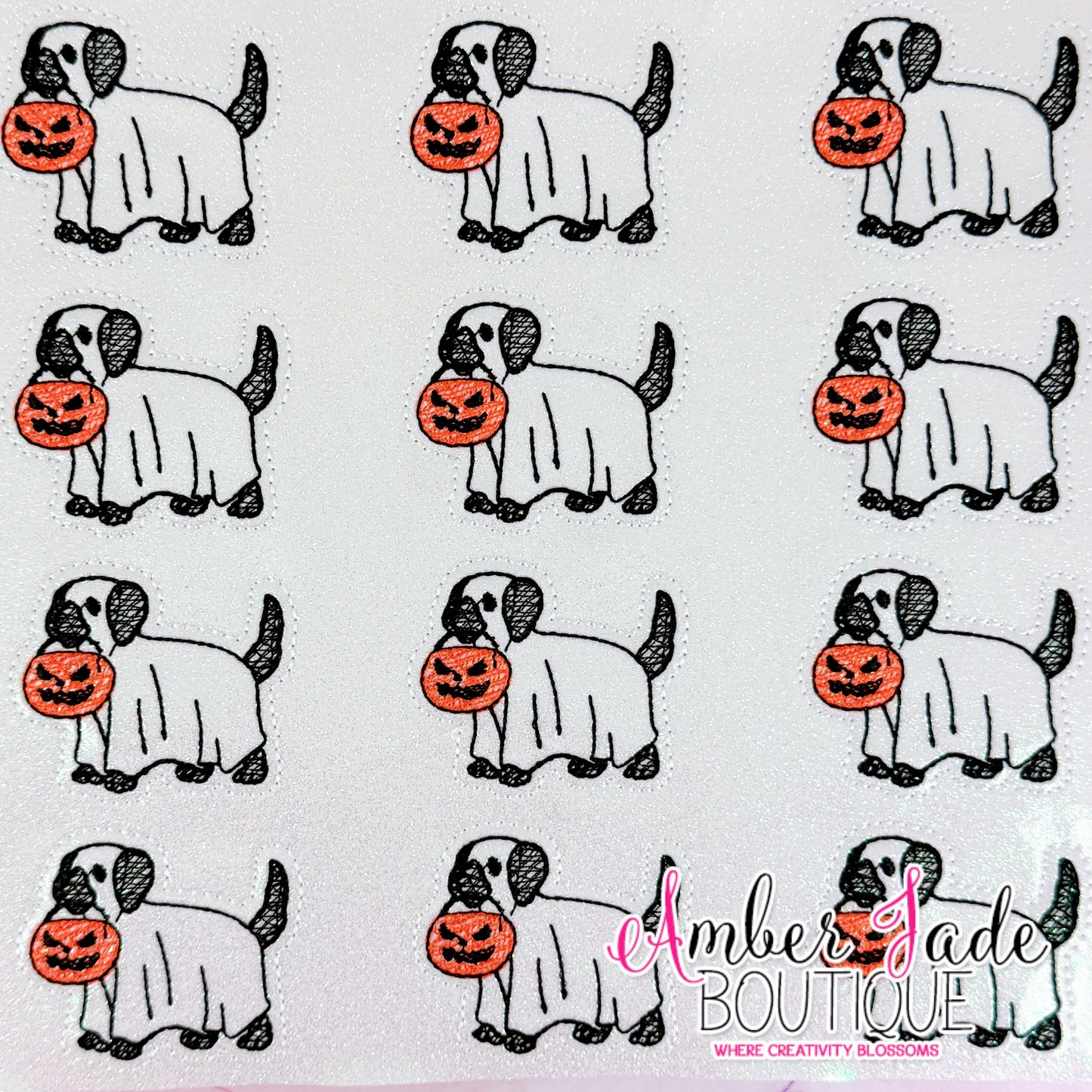 Dog Ghost Trick or Treating (XL) - BLACK LAB