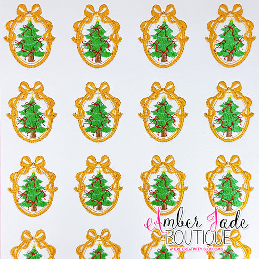 Vintage Christmas Tree Frame