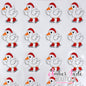 Santa Hat Skating Goose