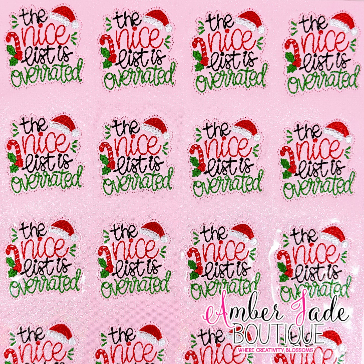 The Nice List Is Oveerrated - PINK