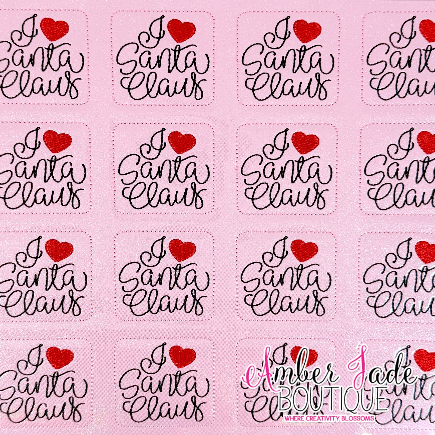 I Love Santa Claus -PINK