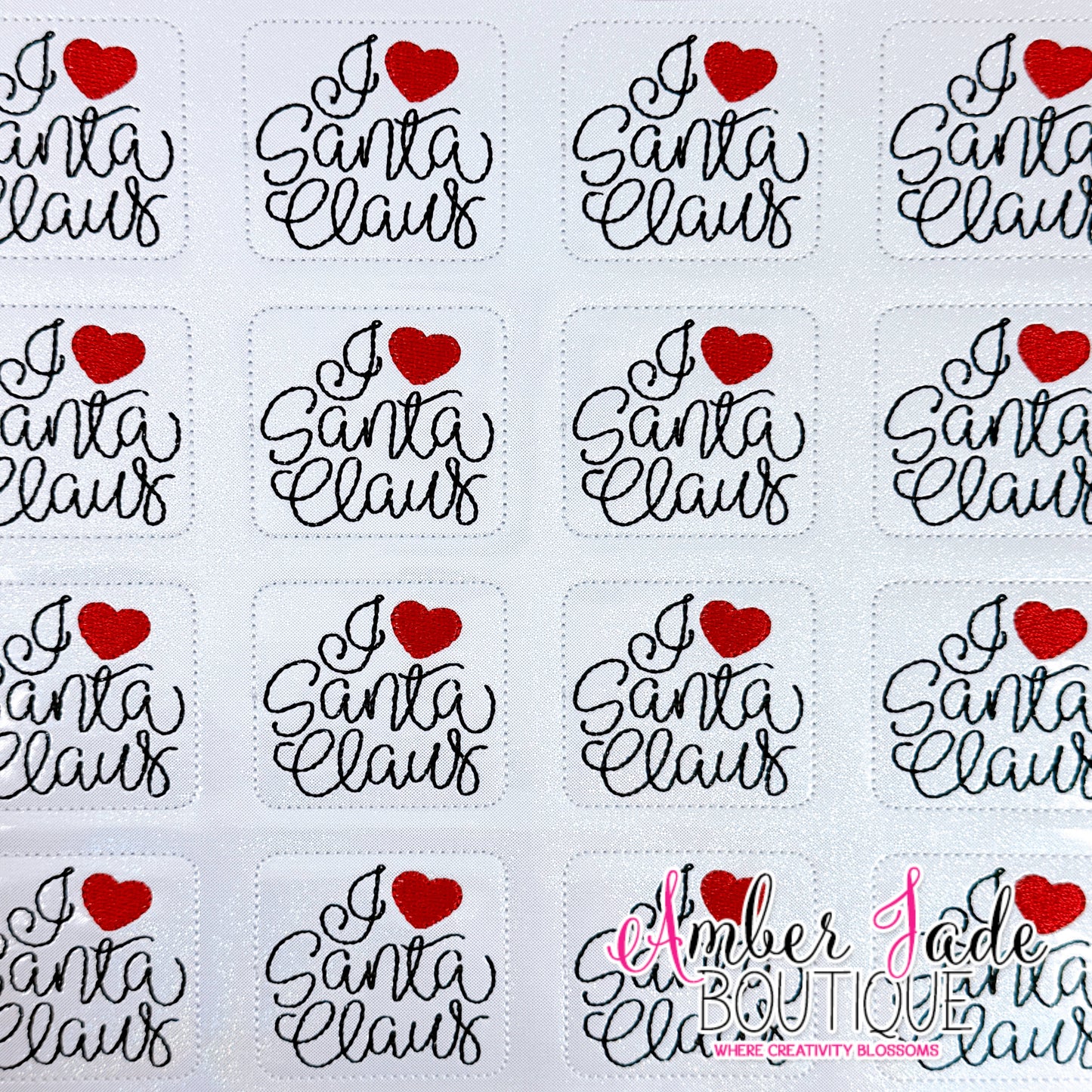I Love Santa Claus -WHITE