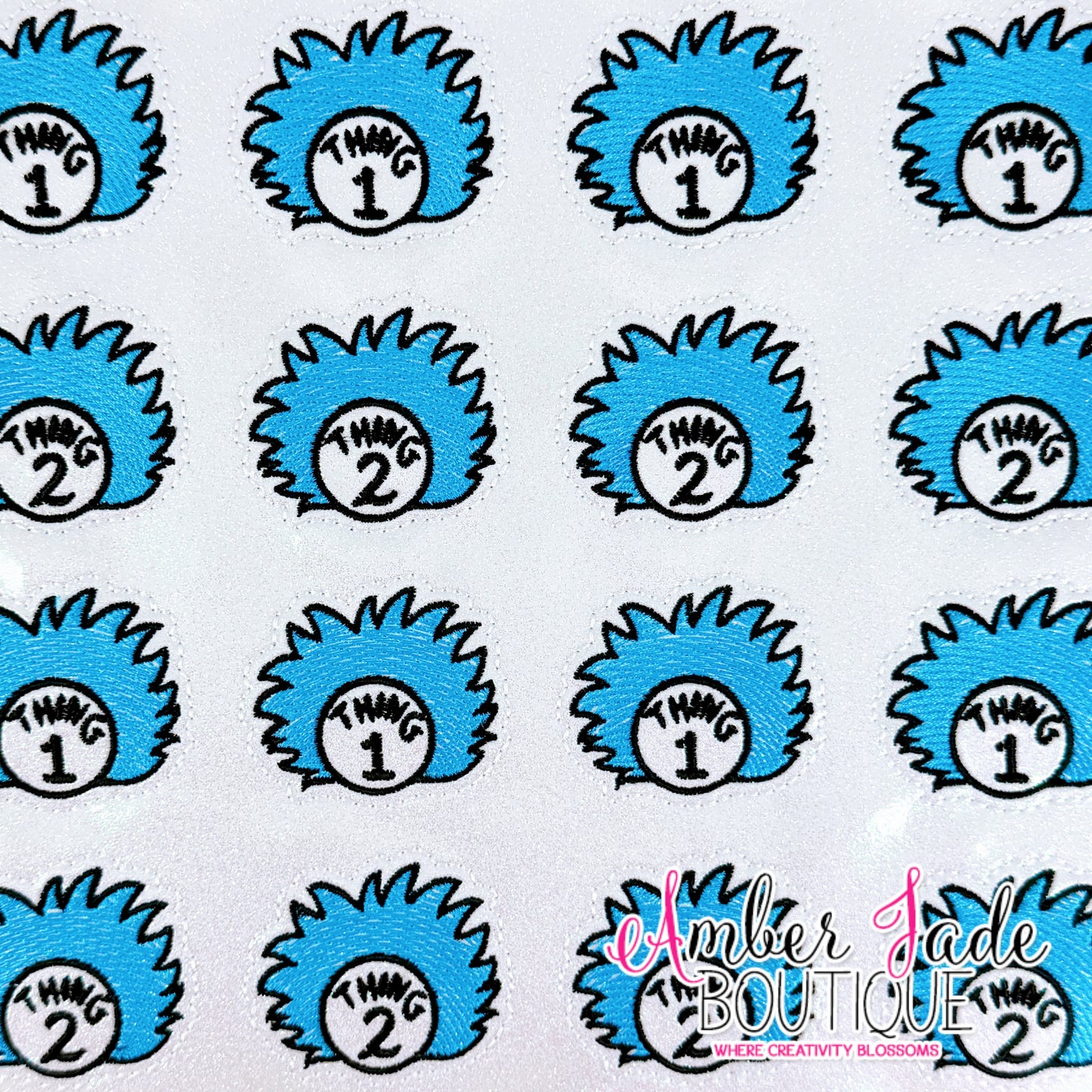 Thing 1 & Thing 2 - Blue Hair