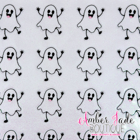 Doodle Happy Ghost