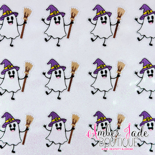 Doodle Broom Stick Ghost