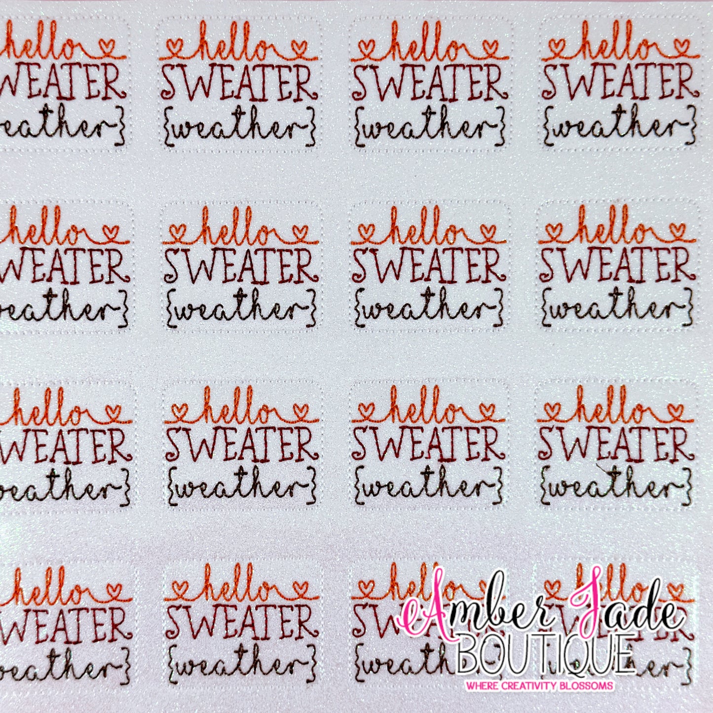 Hello Sweater Weather - WHITE