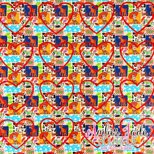*LIMITED* Heart - Andy Patchwork - Toy Story