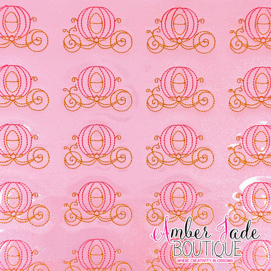 Pumpkin Coach - Princess Carriage - PINK